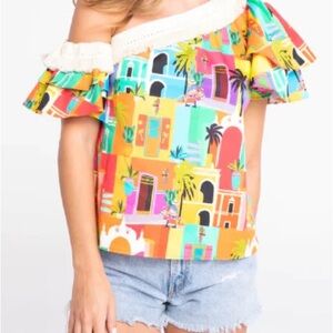 NEW Alden Adair Farah Casablanca Top